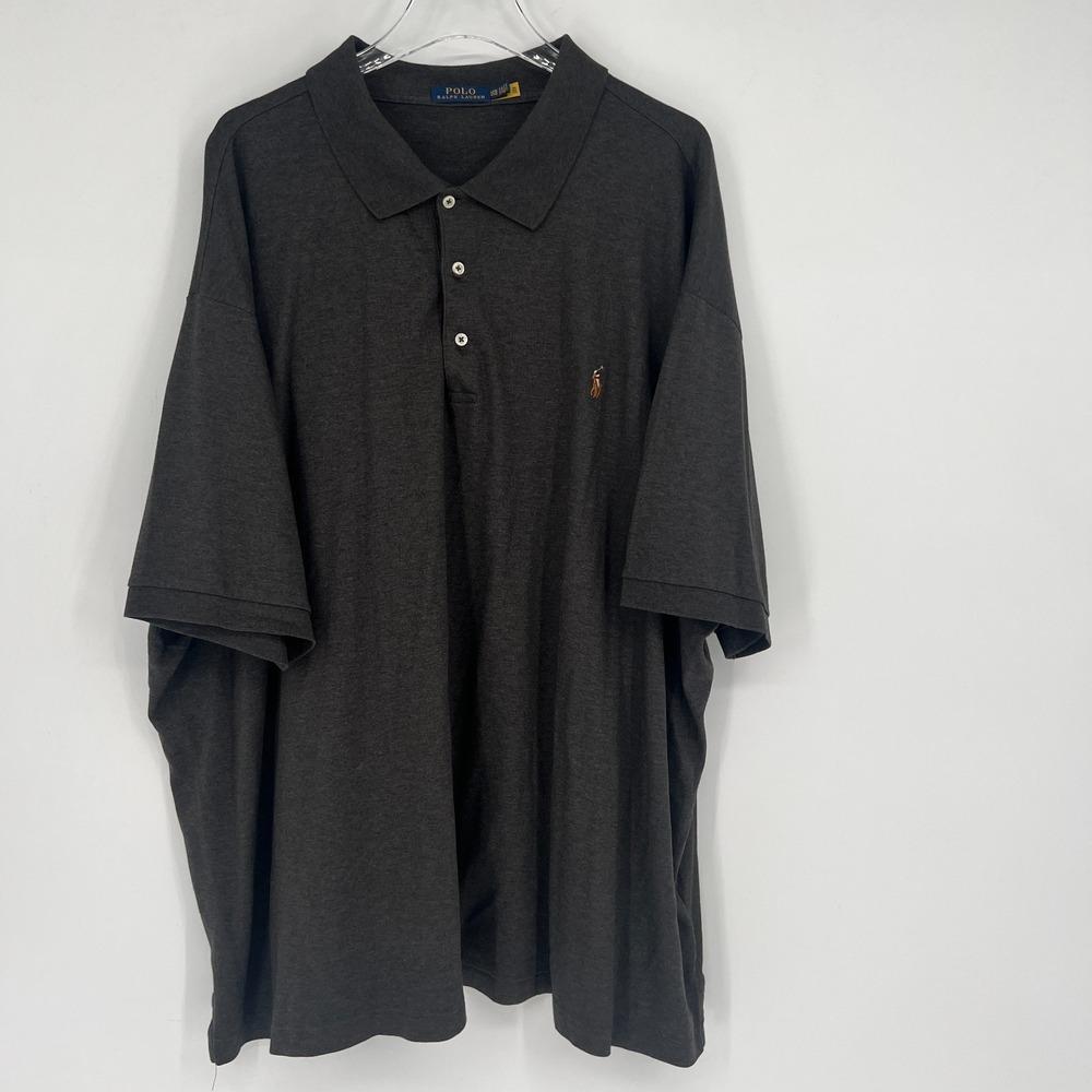 Ralph Lauren Polo Mens 4XB Dark Gray Shirt Preppy Classic Ivy League‎